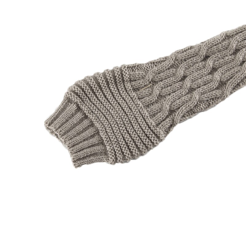 Nuevos guantes de lana con dedos abiertos para otoño e invierno, guantes plegables y cálidos para hombres y mujeres