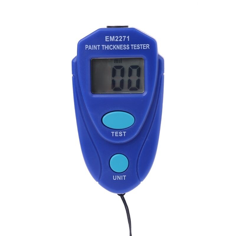 EM2271 Digital Mini Thickness Gauge Car Paint Tester Thickness Coating Meter J6PC