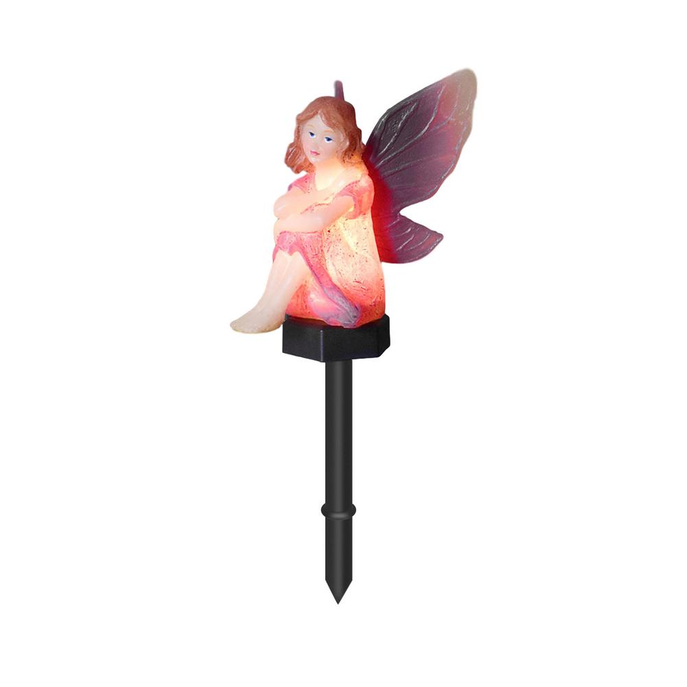 Tuin Solar Lamp Led Zonne-energie Aangedreven Lamp Outdoor Straat Licht Bloem Fee Bloem Pathway Verlichting Voor Patio Yard: Yellow