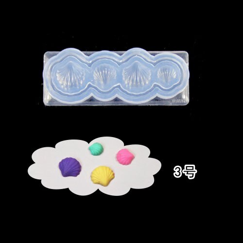 1 stks/partij 3D decortive Acryl Nail Art Mold Tips Decor DIY Verschillende Stijlen Transparant: 3