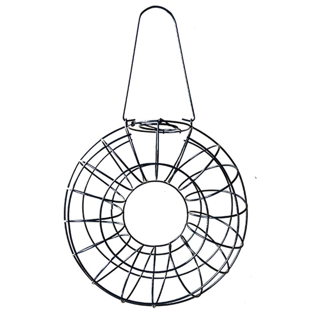 Circular Hanging Outdoor Automatic Bird Feeder Big Ball Wild Bird Seed Feeder Station Bird Supply For Garden Backyard