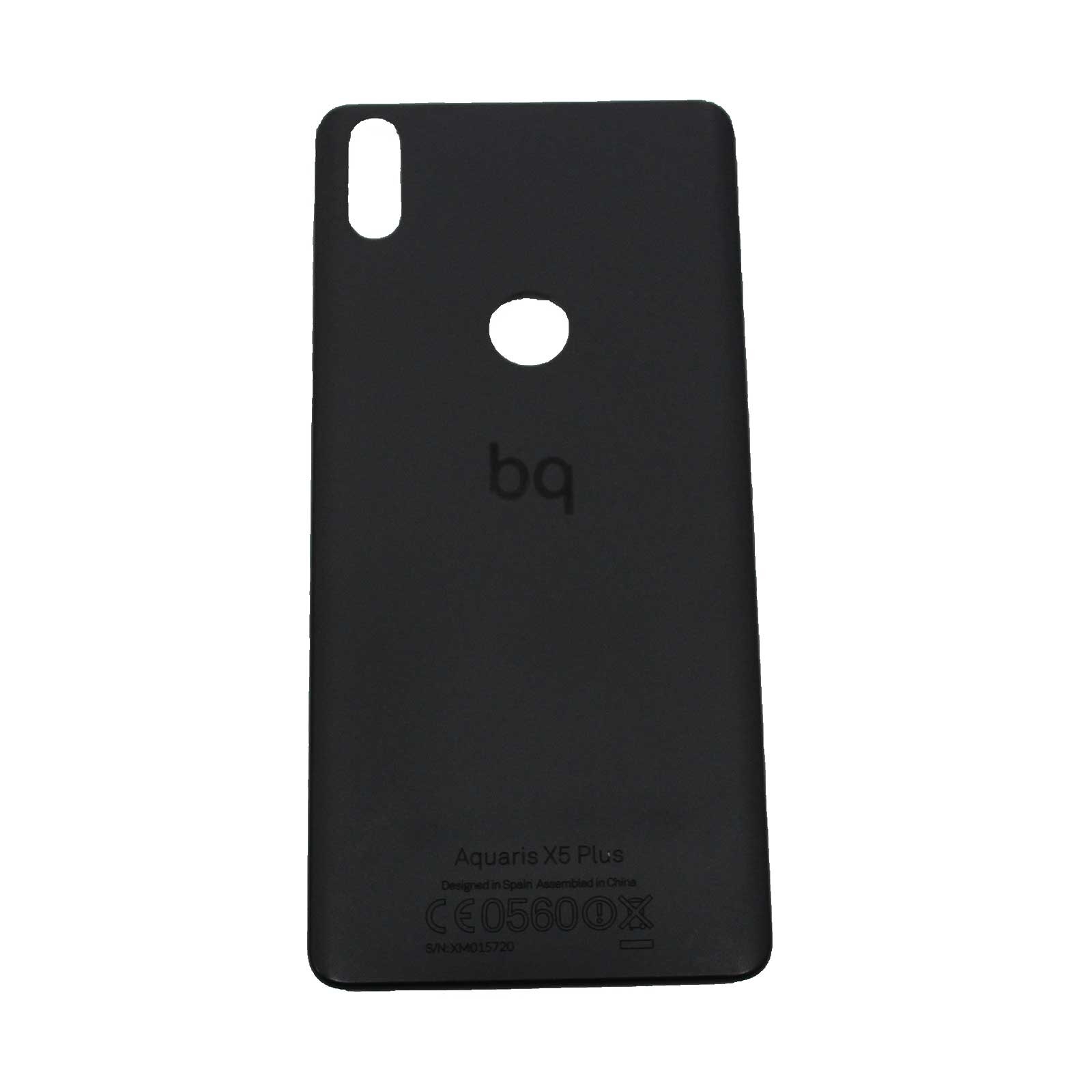 Tapa Trasera BQ Aquaris X5 Plus Negro Original Usado