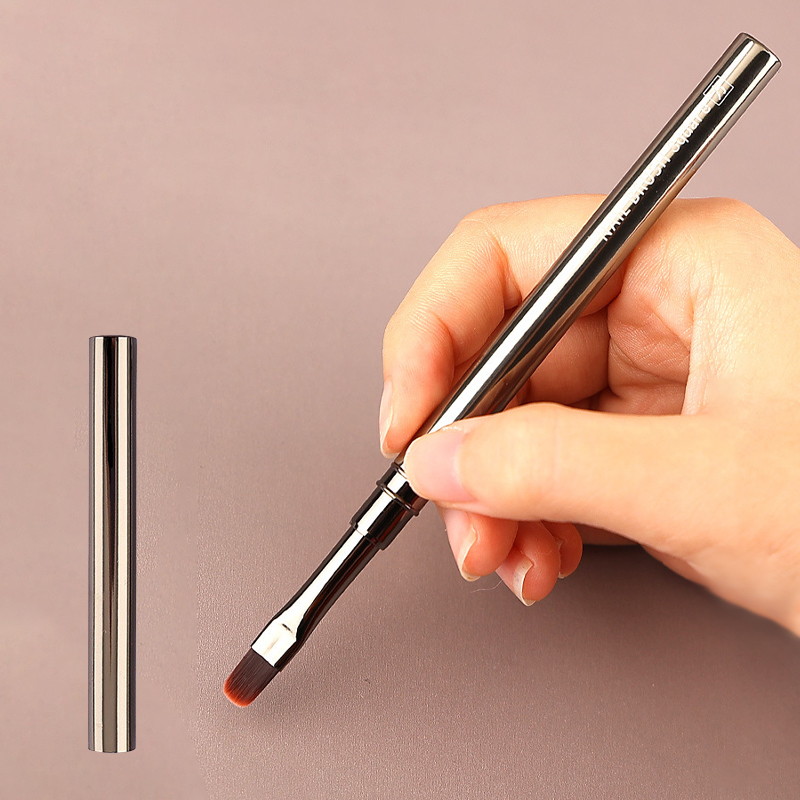 14 Größen Nail Art Pinsel Metallgriff Nail Liner Pinsel Streifenmuster Malpinsel Acryl UV Gel Verlängerung Zeichnung Schnitzstift
