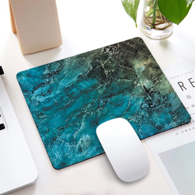 Marmer Antislip Mouse Pad Bureau Mat Desktop Accessoires Rubber Schoolbenodigdheden Bureau Organisator Computer Games Pad: G
