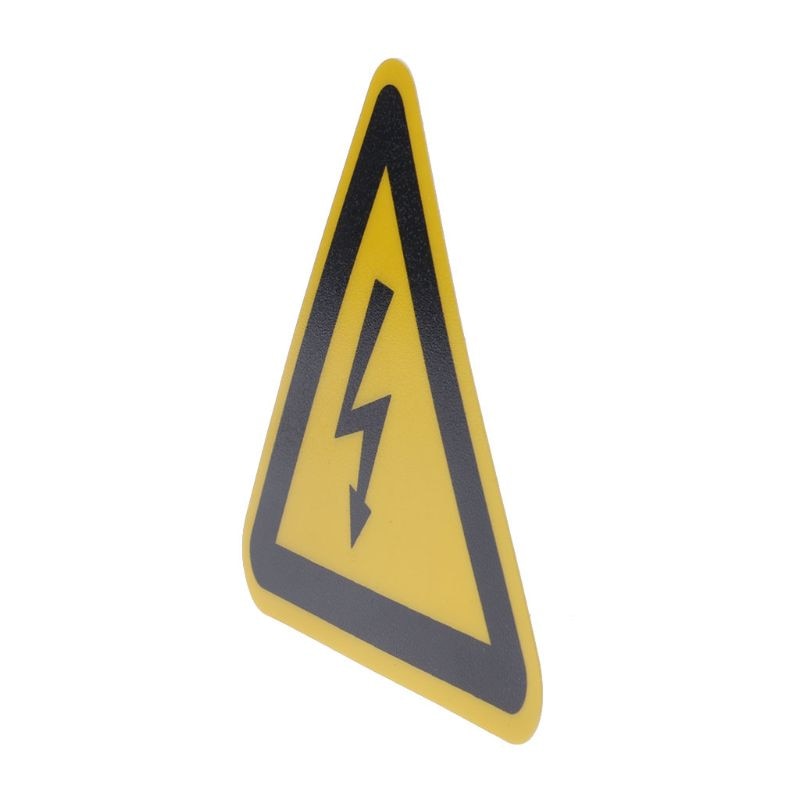 Warning Sticker Adhesive Labels Electrical Shock Hazard Danger Notice Safety 25mm 50mm 100cm PVC Waterproof M5TB
