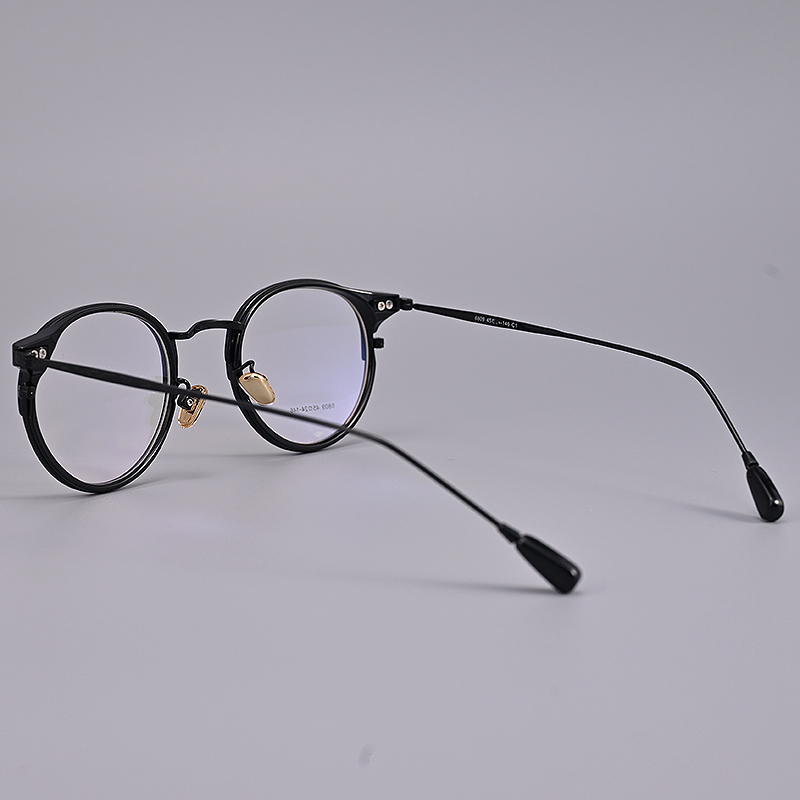 Bijziendheid Bril Mannen Vrouwen Vintage Ronde Brillen Montuur Anti Blauw Licht Bril Mannen-125 150 175 200 225 250 275