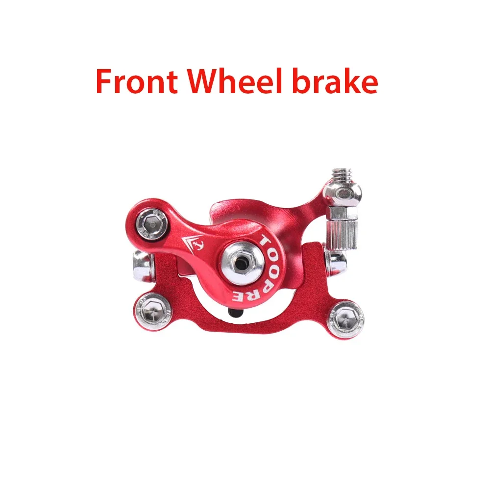 Accesorios de repuesto de freno delantero o trasero para patinete eléctrico Widewheel Pro Kickscooter, accesorios de Base de freno de disco de aleación de aluminio: YELLOW