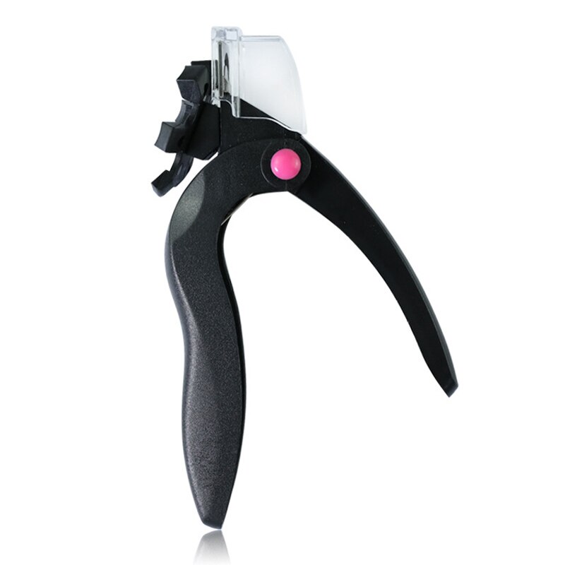 Triple Cut Acryl Tip Cutter Met Catcher &amp; Meten Wijzerplaat (6 Size Opties) professionele Acryl Nagelknipper-Nail Tip Cutter: Black