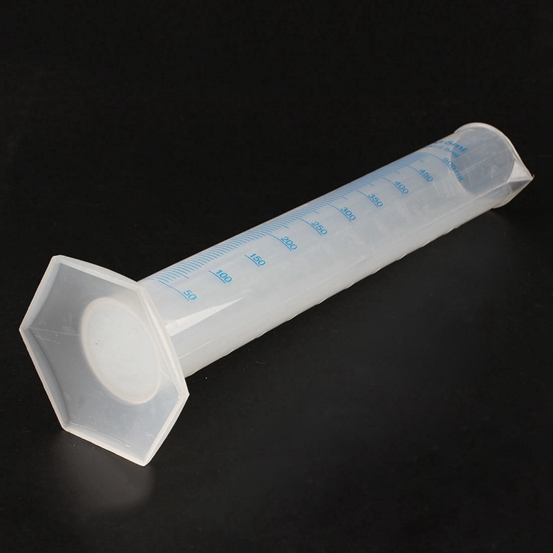 10 25 50 100, 250 de 500ml cilindro graduado para medir los estudiantes laboratorio DIY 6 uds