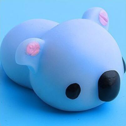 Squishy Speelgoed Leuke Dier Antistress Bal Squeeze Mochi Stijgende Speelgoed Afreageren Soft Sticky Squishi Stress Relief Speelgoed Grappige: 11 Blue bear