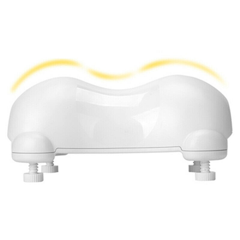 Neck Corrector Pillow Adjustable Height Cervical Vertebrae Pillow Health Care Massage Health Cervical Spine Pillow 23x14x9.5cm: White