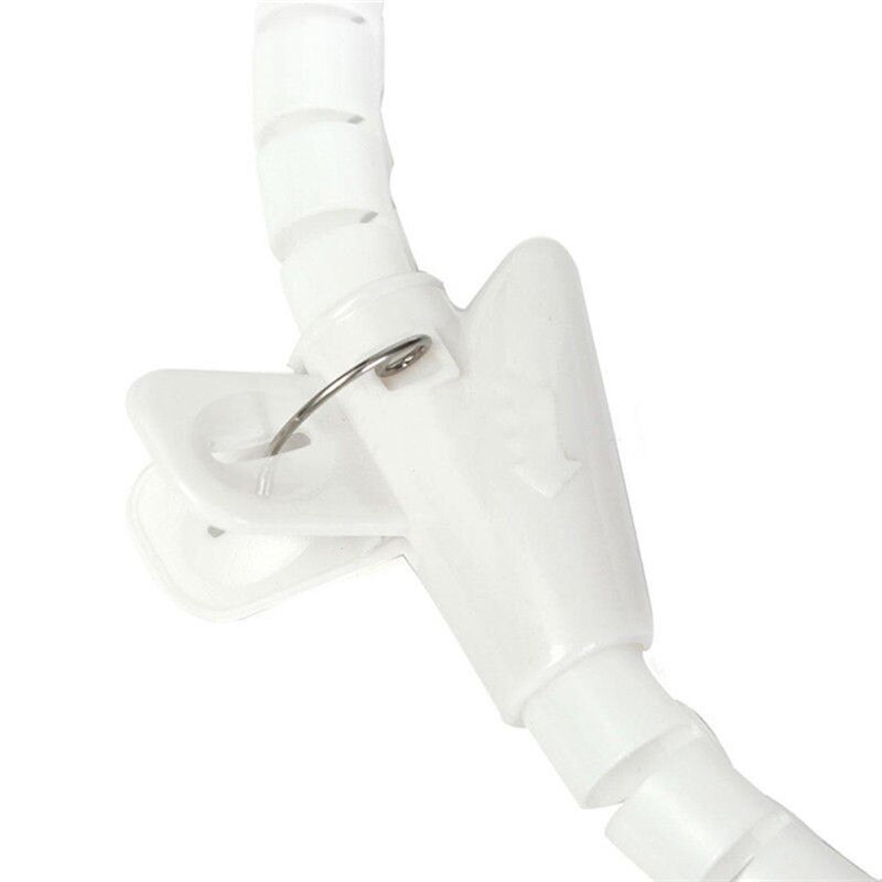 Organizador para cables de TV y PC, organizador para envolver cables en espiral, organizador de cables, Cable de línea, clips, fijador, soporte de fijación 1m 10mm