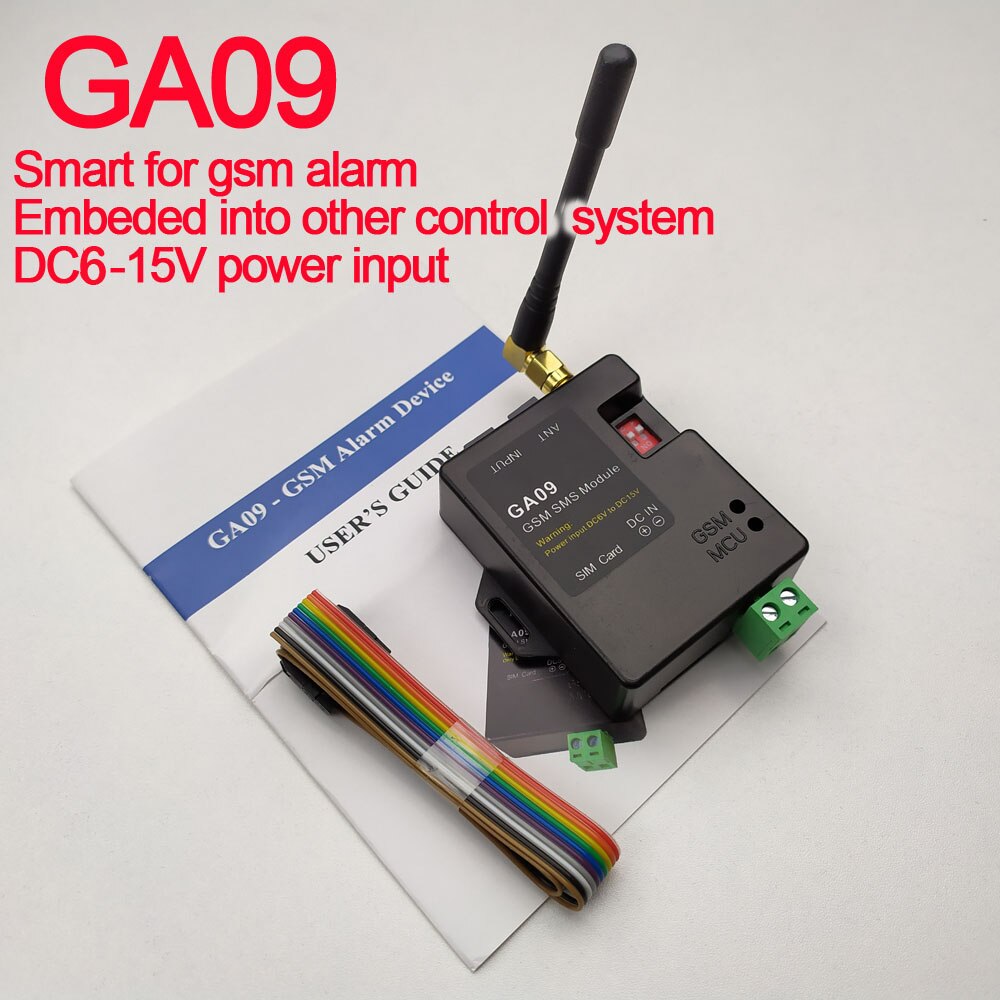 GSM Alarm box SMS Alert Wireless alarm GA09 Home and industrial security alarm unit