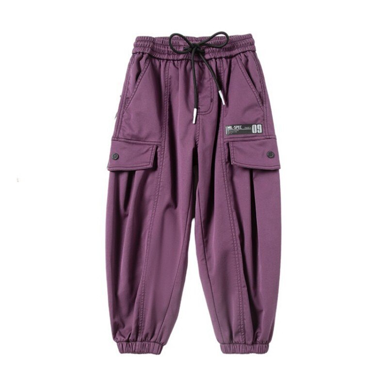 Pantalones largos deportivos informales para niños y adolescentes, pantalón Cargo con múltiples bolsillos, para primavera y otoño, de 3 a 14 años