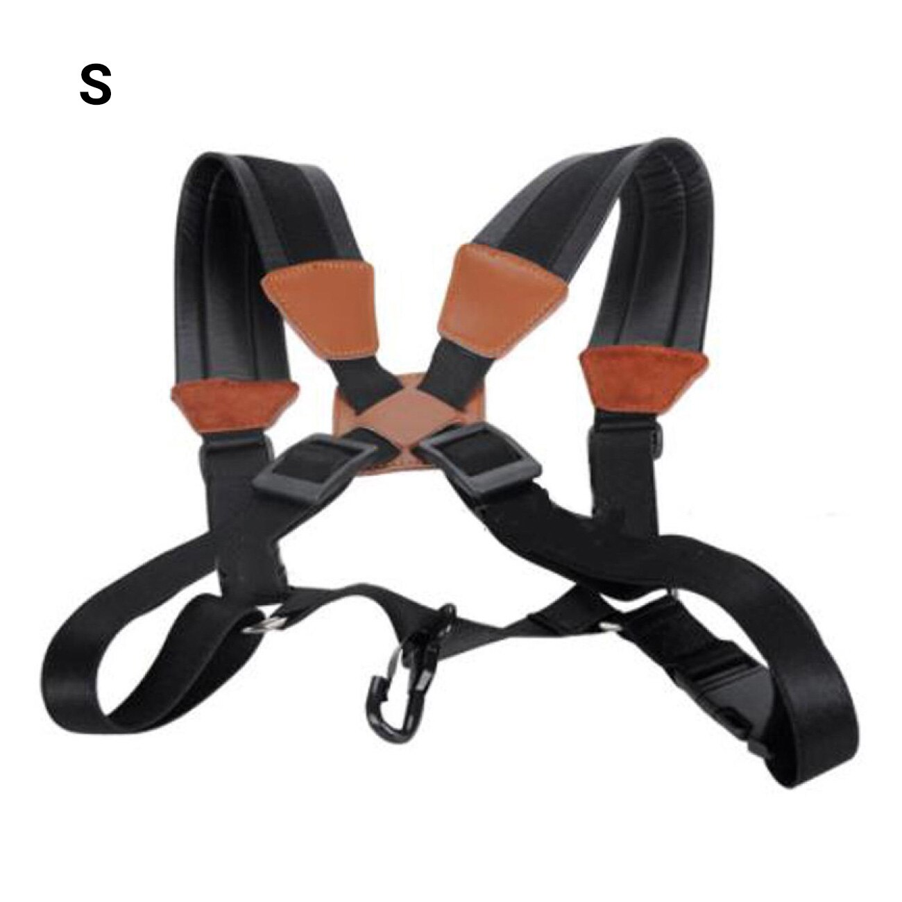 Saxophone Strap Harness for Alto Tenor Soprano - Soft Band Hook: S