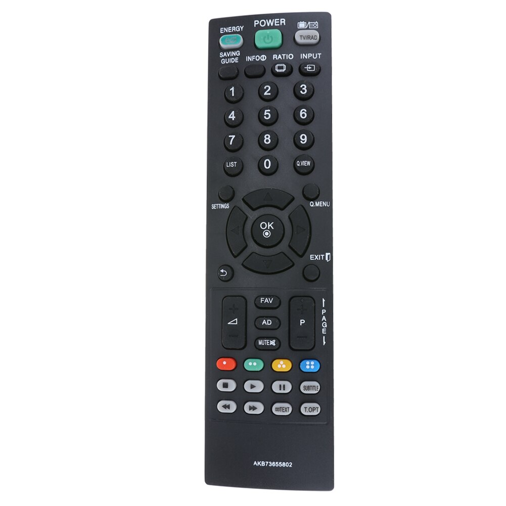 Universal Television Remote Control Replacement TV Remote Control Unit All Functions Black for LG AKB73655802