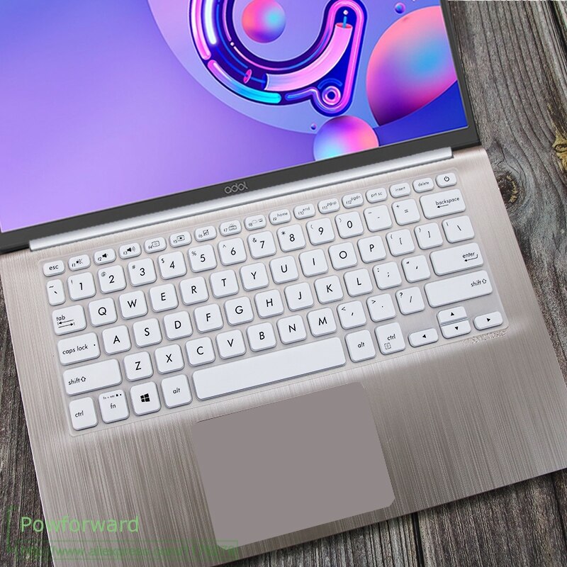 Pour ASUS VivoBook 14 R424DA R424FL R424FA X409UB X412FL x412fa R424 DA FL FA 14 ''Silicone housse de clavier d'ordinateur portable protecteur de peau: white
