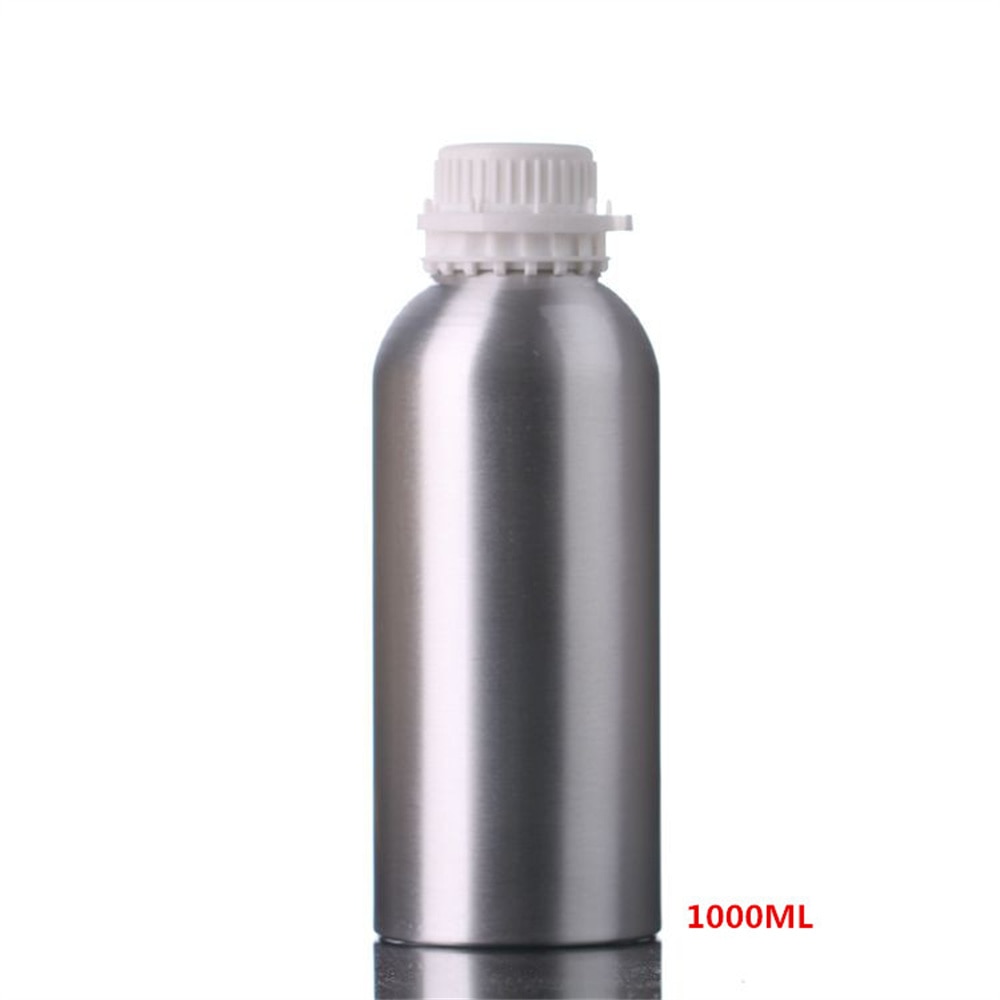 Bouteille en aluminium 50ml-1000ml, conteneur vide Portable, pour parfum, voyage, huile essentielle, bouchon antivol, sous-bouteille, cosmétique,