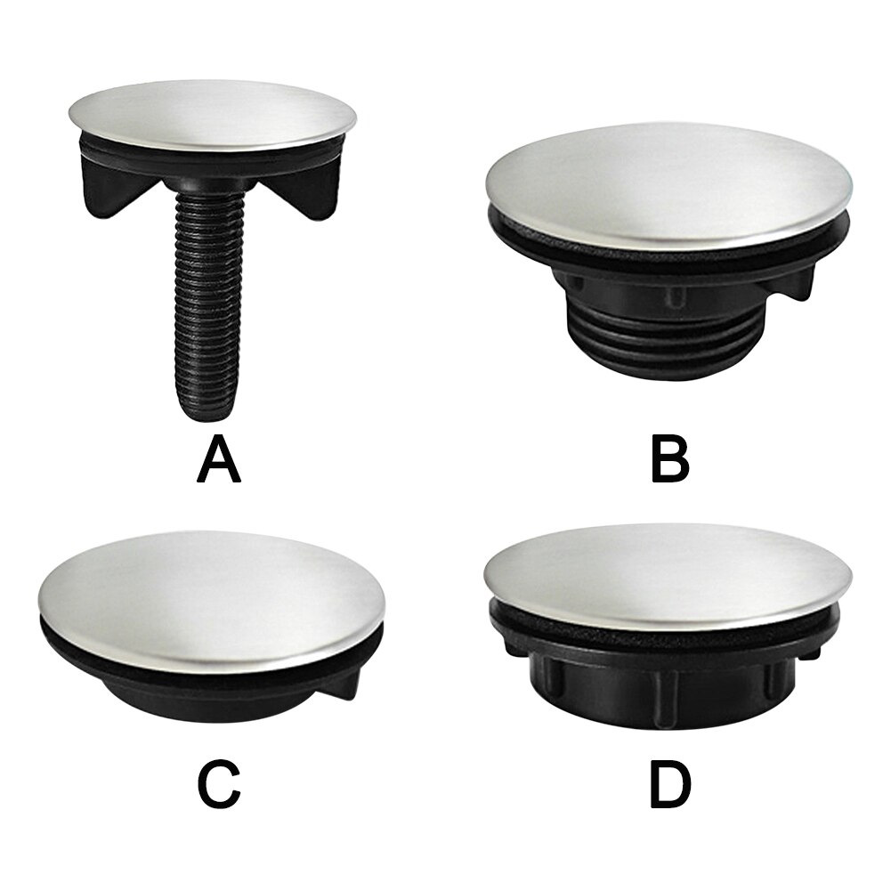 3Pcs Afvoer Home Decoratie Deksel Keuken Accessoire Rvs Geborsteld Kraan Tap Hole Cover Installeren Sink Blanking Plug