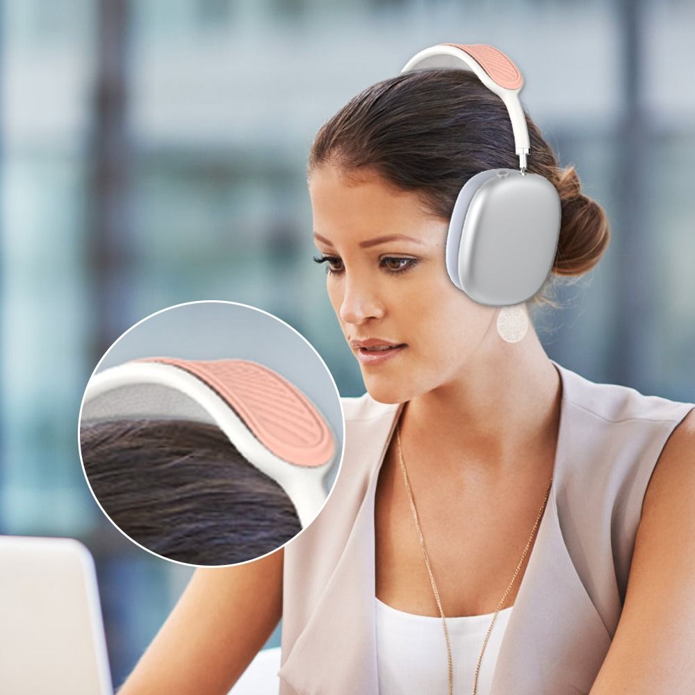 Funda de silicona colorida para diadema, funda de cojín lavable de repuesto para diadema, accesorios para auriculares, funda protectora para AirPods Max