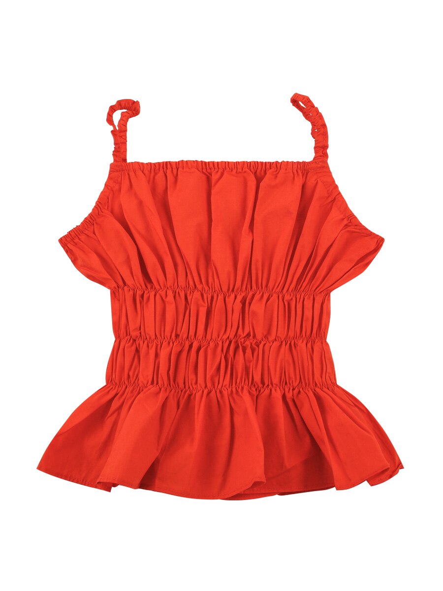 Filles réservoirs & camisoles bébé sous-vêtements pour fille enfants été hauts volants coton bébé enfants basique chemise tenue