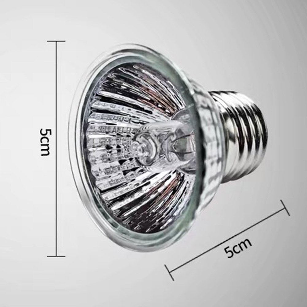 Krypdyr lampe skilpadde amfibier firfirsle skilpadde oppvarming basking uv lys kjæledyr pære for hjem skilpadde omsorg ornamenter: 50 w