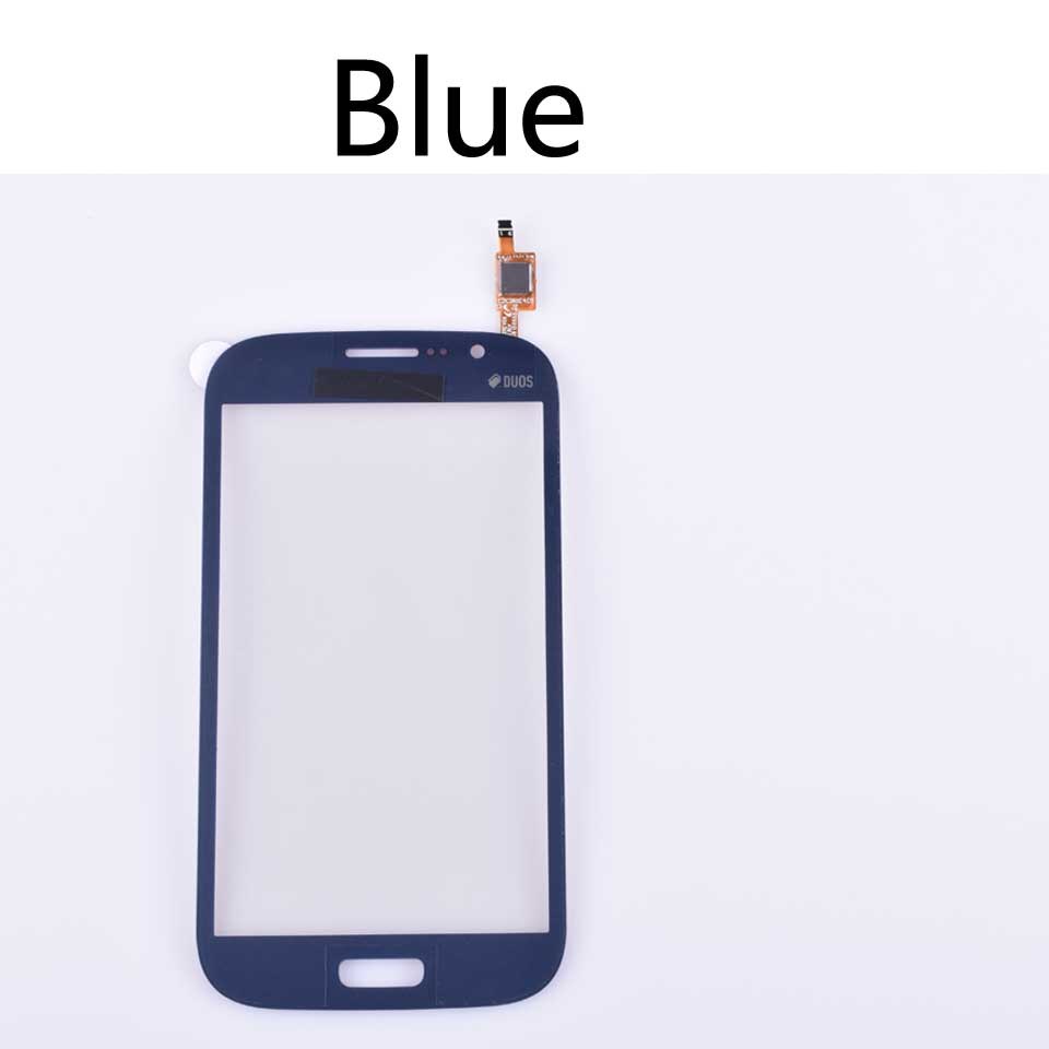10pcs\lot For Samsung Galaxy Grand GT i9082 i9080 Neo i9060 i9062 Plus i9060i Touch Screen Panel Sensor Digitizer Touchscreen: Blue