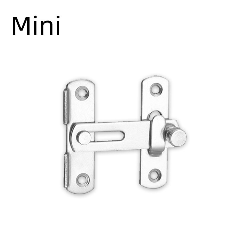 1 Rvs Mini Lock Voor Schuifdeuren En Ramen, Geschikt Voor Hotel Home Security Deur Hardware Accessoires
