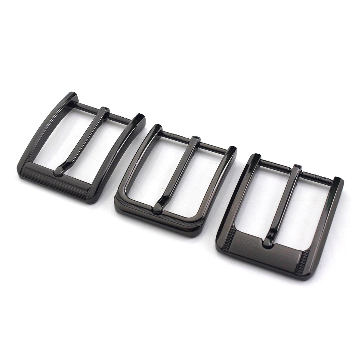 1pcs 35mm Belt Buckle Black For Men Metal Clip Buckle End Bar Heel Bar Single Pin Buckle for Leather Craft Strap DIY