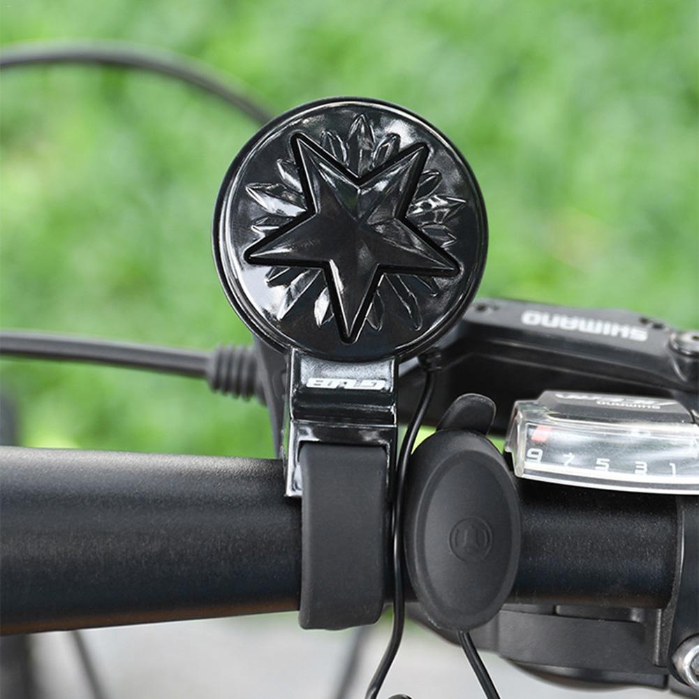 MTB Straße Fahrrad Fahrrad Elektrische Glocke Fahrrad Horn USB Aufladbare Wasserdichte Fahrrad Rolle Ring glocke