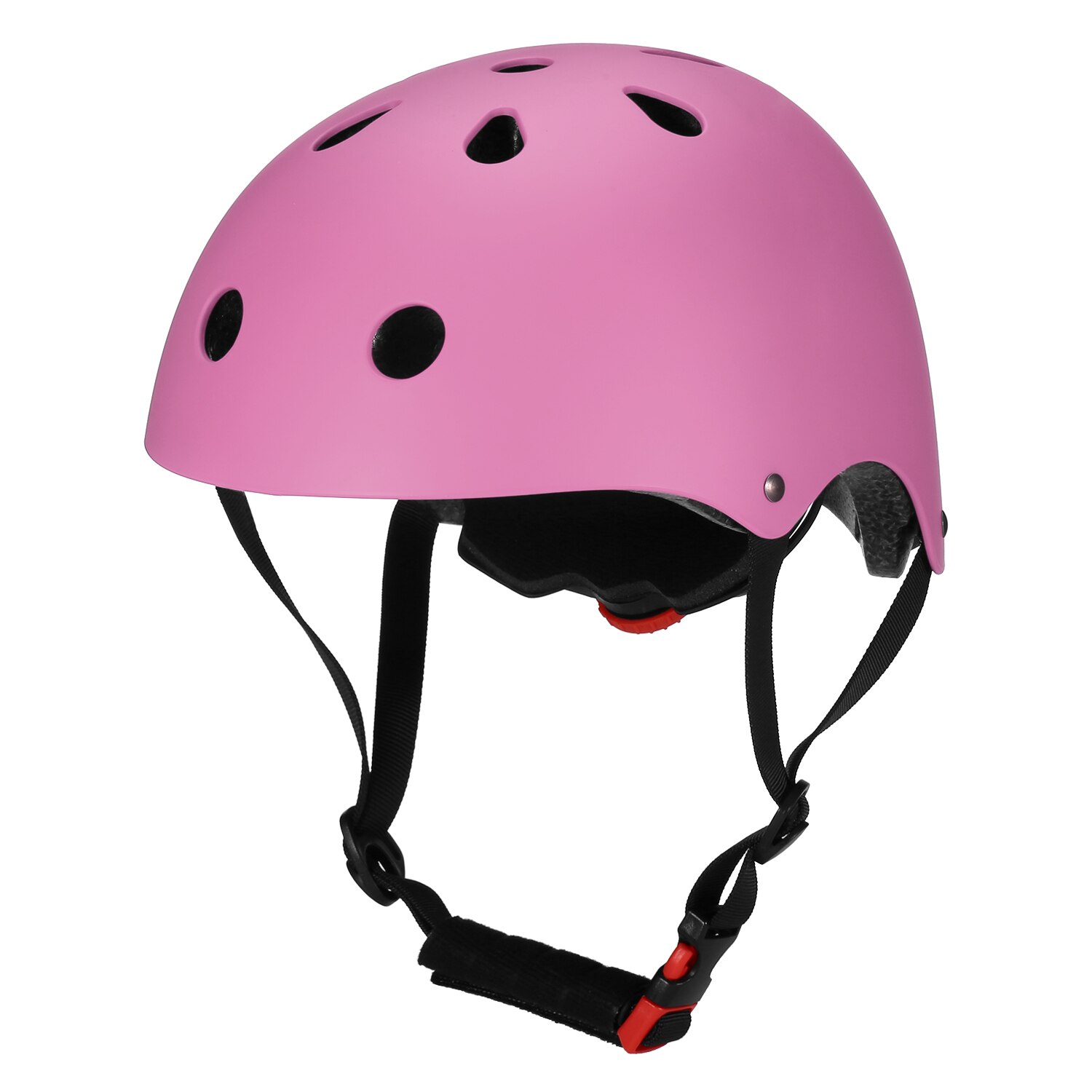Bicycle Helmet Multi-Sports Safety Helmet for Kids/Teenagers/Adults Cycling Skating Skateboarding Scooter helmet light: Pink / 58 - 61cm