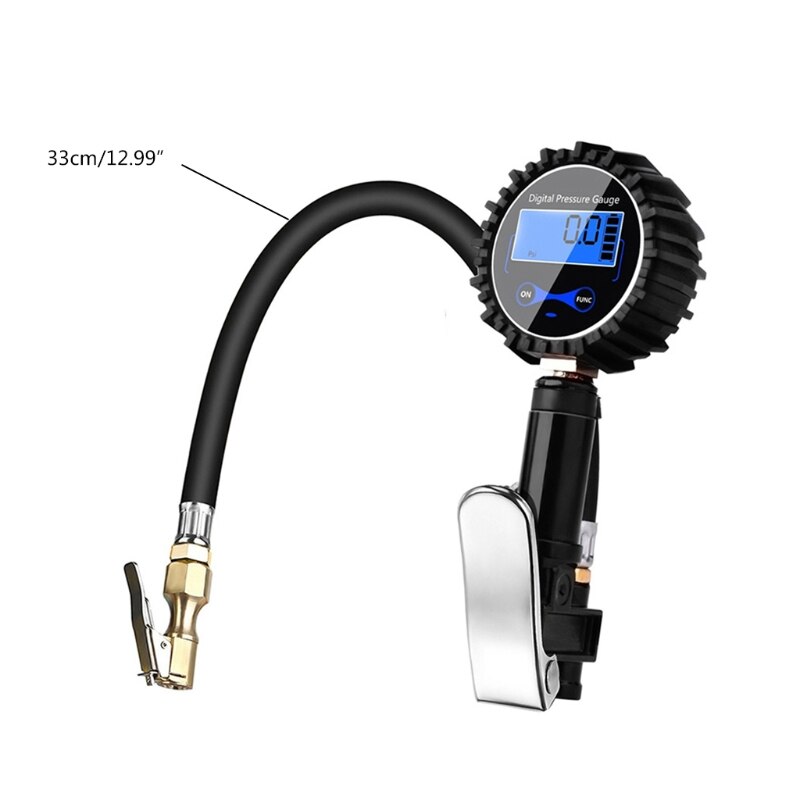 3-in-1 Deflator &amp; Tire Inflator with Pressure Gauge Portable 200PSI Digital Tire Pressure Gauge Air Compressor Accessory