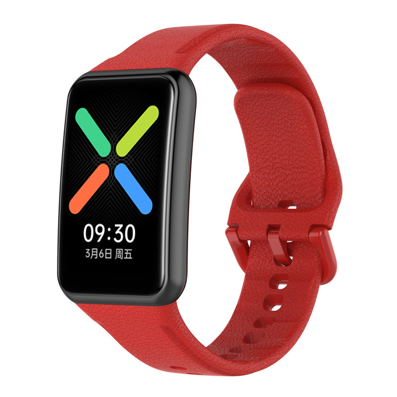 Siliconen sportband voor oppo watch, gratis vervangend smartwatch-horlogebandje, polsbandje, armband, correa: Beige