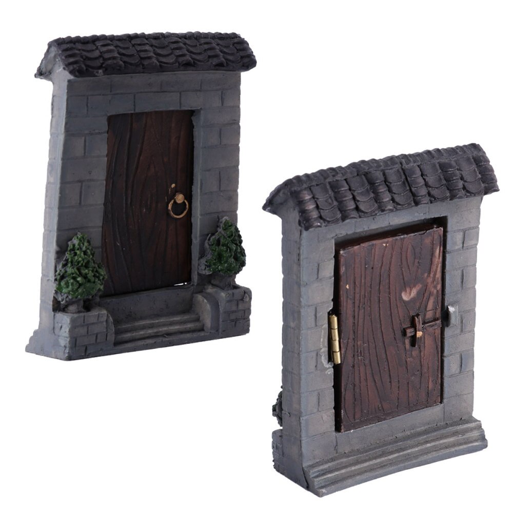 Miniatuur Feeëntuin Accessoires Set van 8 - Bloemenfeeën Figuurtjes - Harsen
