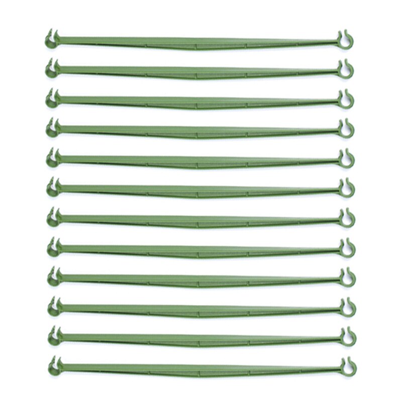 Connecteurs en treillis extensibles réutilisables pour jardin, 12 pièces, outils, Cages à tomates, bras, bielle réglable en plastique pour légumes: A1 11mm 30cm