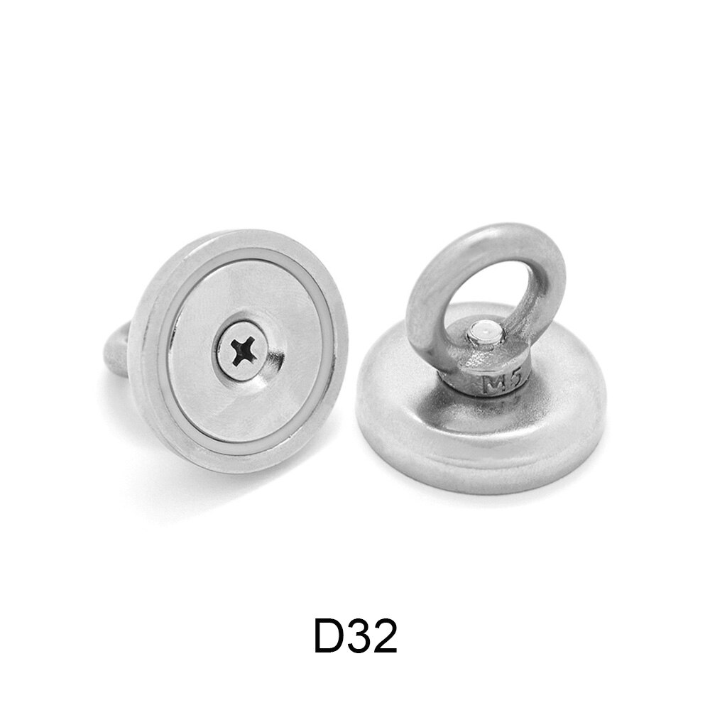 D20 d25 d32 d36 d42 d48 d60 d75 supersterke magneetpot vismagneet berging vishaakmagneten permanente krachtige magnetische