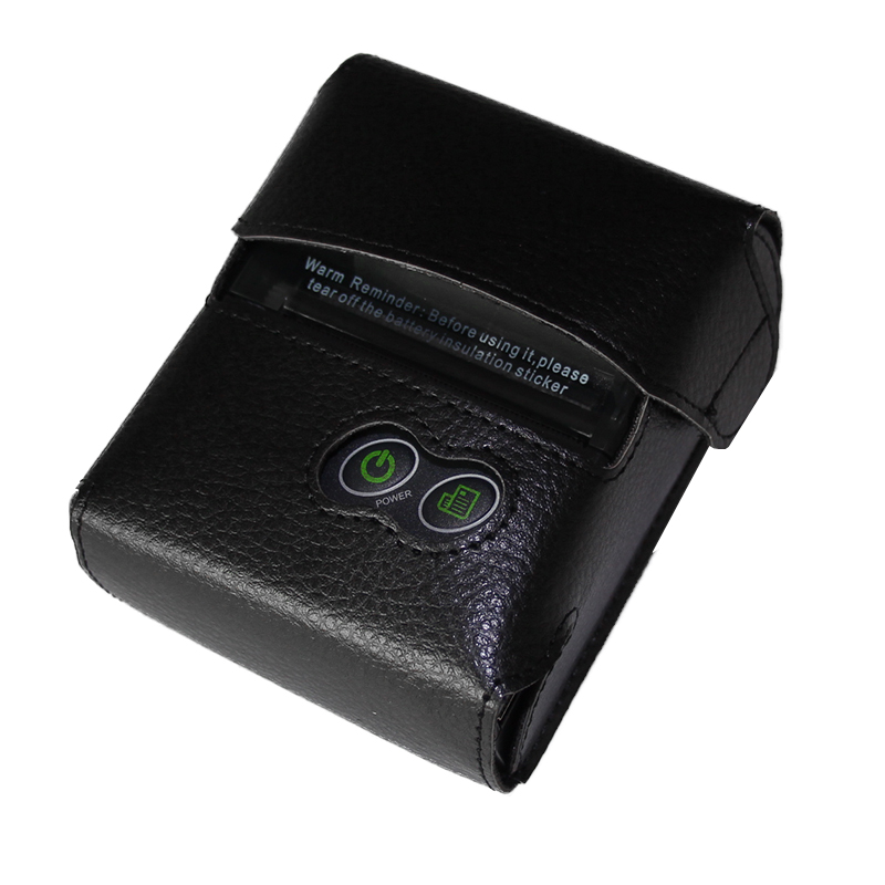 Milestone thermal printer bluetooth bill Android iOS Windows Mini Portable Handheld Receipt Bluetooth MHT-P10: printer plus case / EU Plug