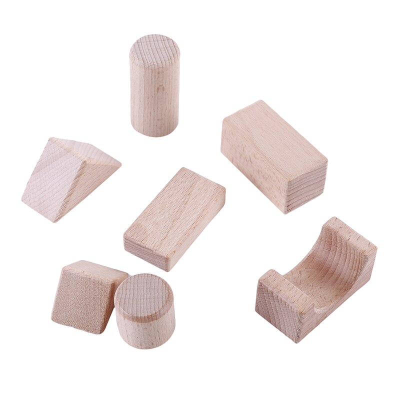 1 Set Of Building Block 22 Pieces Of Wood Large Block Of Eucalyptus Building Safety And Environmental Protection