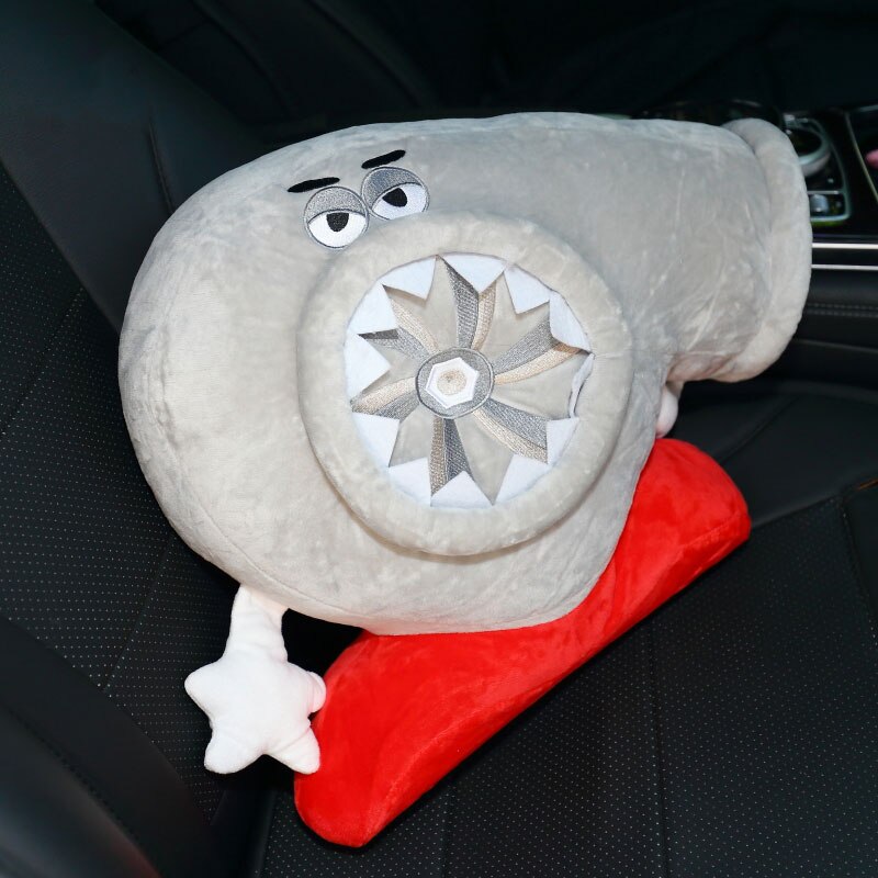 NOS azote bouteille oreiller voiture oreiller taille coussin bande dessinée personnalité à la appui-tête taille ensemble de soutien: Turbo Large