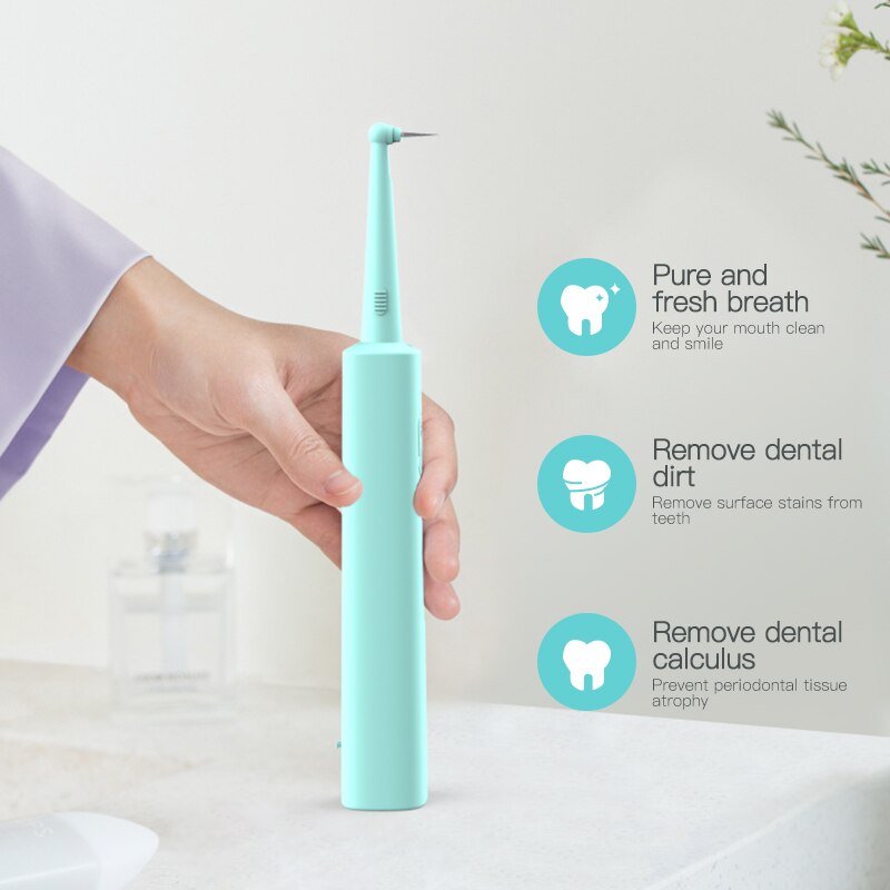 Bærbar elektrisk sonic oral irrigator til tandblegning af tandrensningsværktøj tandrenser tandstensfjerner rengøringsværktøjer
