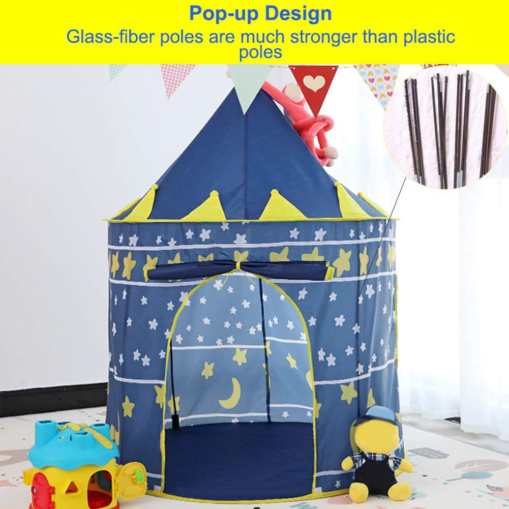 Foldable Portable  Princess Castle Tulle Kids Game Play Tent Develop Outdoor Indoor Yurt Castle Playhouse Toys