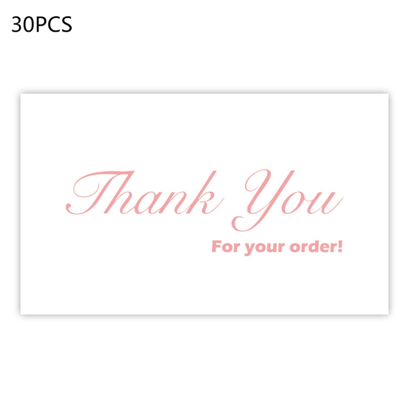 YYSD 30pcs Thank You Card Thank You for Your Order Card Thanks Greeting Cards Appreciation Card for Small Business: 5
