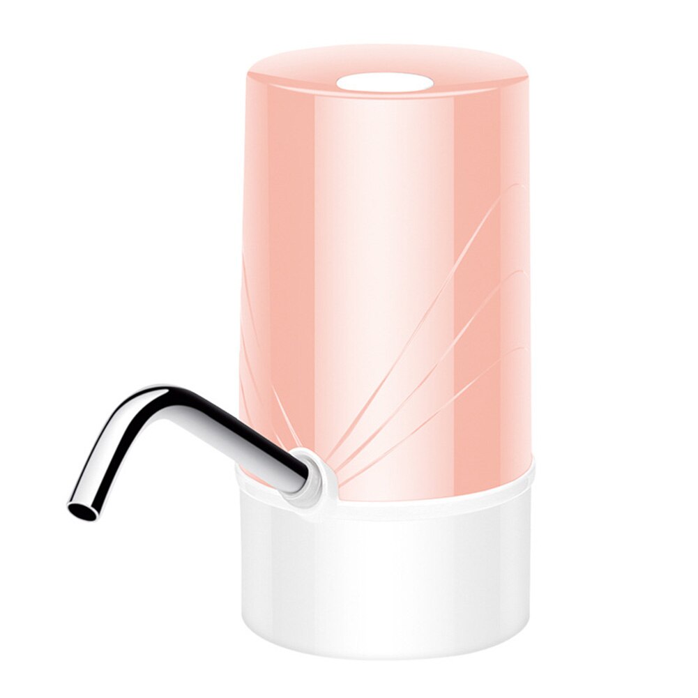 Water Dispenser Pump USB Charging Automatic Electric Water Pump Drinkware Switch Wireless Touch Water Pressure Device: Pink
