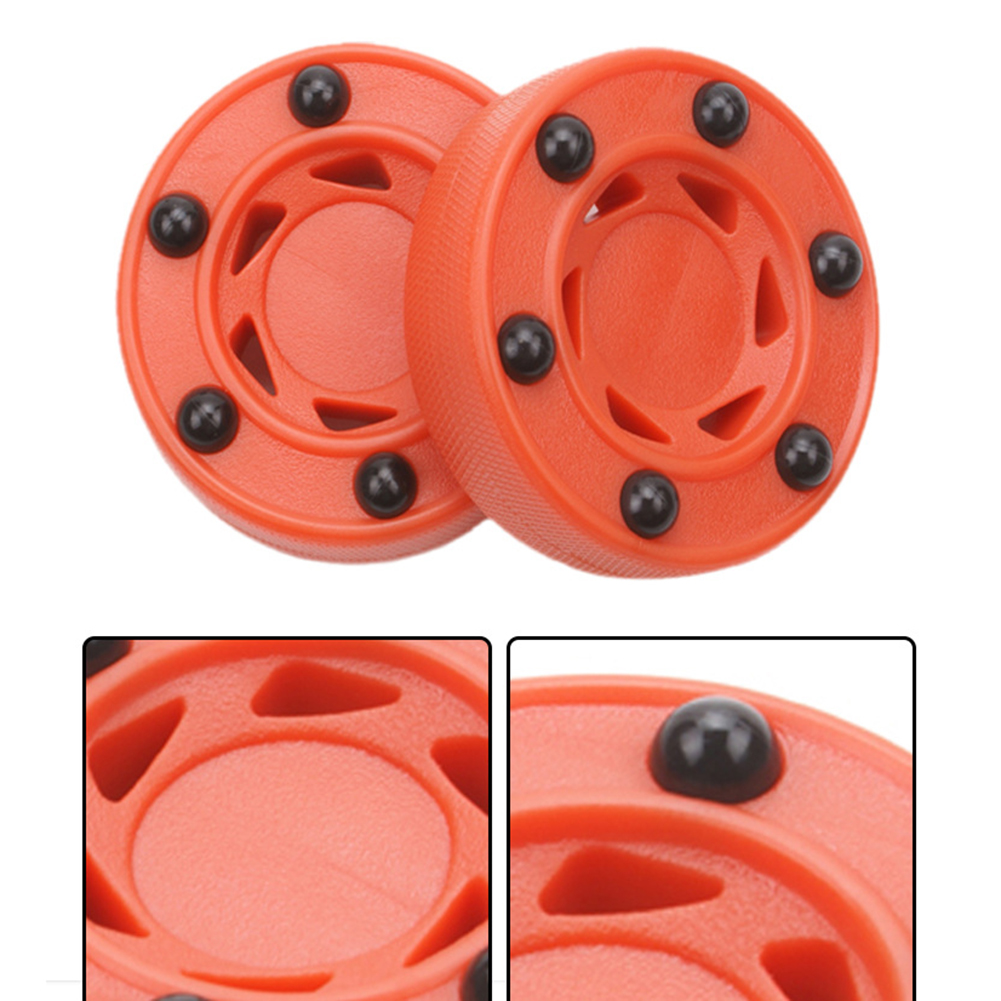 Ice Hockey Training Exercise Puck for Ice Inline Street Roller Hockey Training Off-Ice Practice Sports Equipment
