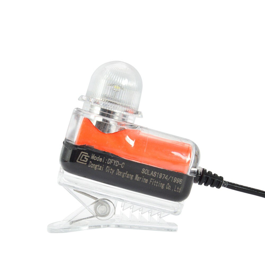 Gokelomg Rettungswesten LED - 4 Stück Wasseralarm-Lampen Für Sicherheit Im Wasser