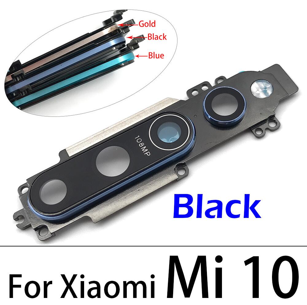 Achteruitrijcamera Glas Lens Back Camera Glass Cover Voor Xiaomi Mi 10 Pro Mi10: Mi10  Black
