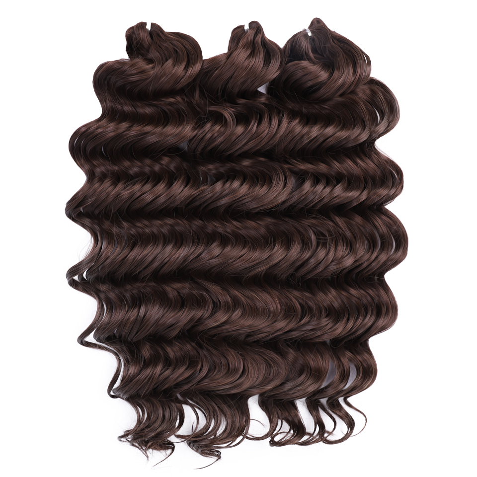 Extensiones de cabello trenzado de arcoíris, pelo sintético ondulado profundo, Passion Twist, Crochet, 24 pulgadas/60cm, ombré, marrón, Rubio: Plata