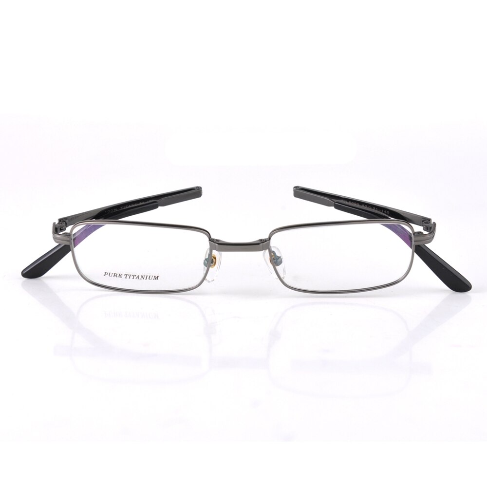 Folding frame Titanium Eyeglasses Frames Men Optical Glasses Frame Reading Clear Glasses Prescription Eyewear Lenses gold 6090