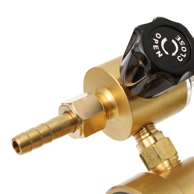 Valve de contrôle de débitmètre Mig Tig, régulateur de pression, jauge de CO2 à l&#39;argon, compteur de bulles à Double Tube pour Aquarium