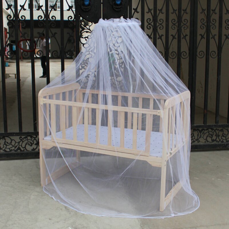 Mosquitera para cuna de bebé, red de malla para mosquitos, dosel infantil, dosel redondo para cuna